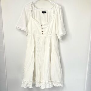 Lulus midi dress women’s XL white